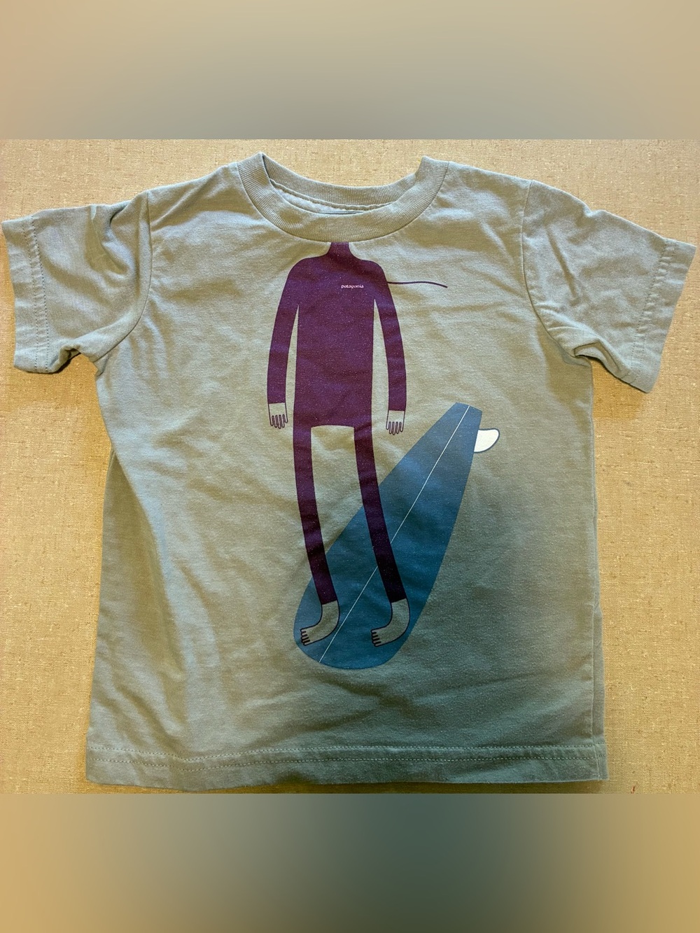 Kids Graphic Tee - Patagonia kids surfer graphic design
